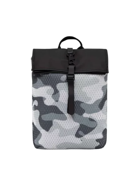 Rains plecak Backpacks zielony duży gładki czarny