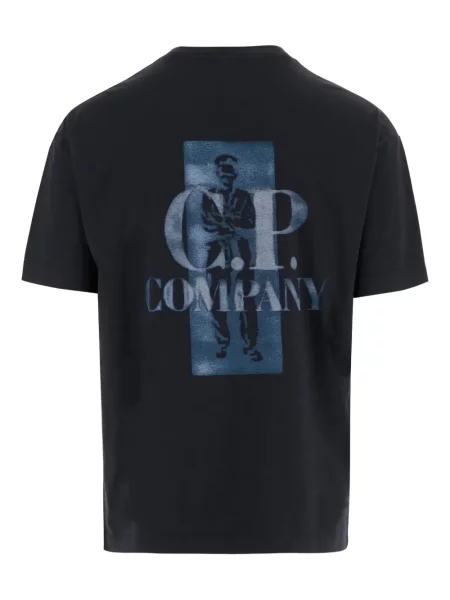 Tricou C.p. Company scurt negru