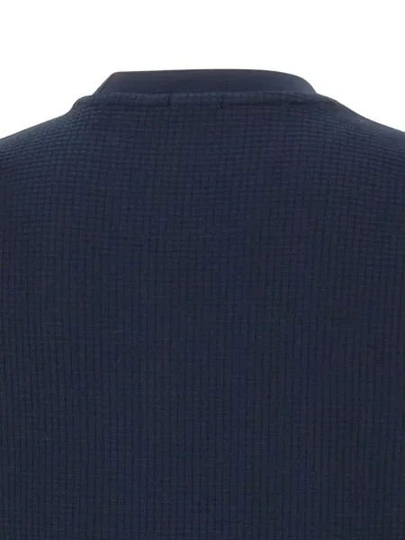 Kockás jacquard póló Boss kék