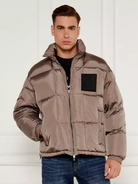 Armani Exchange De puf geacă maro