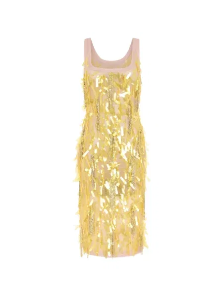 Rochie midi 16arlington galben