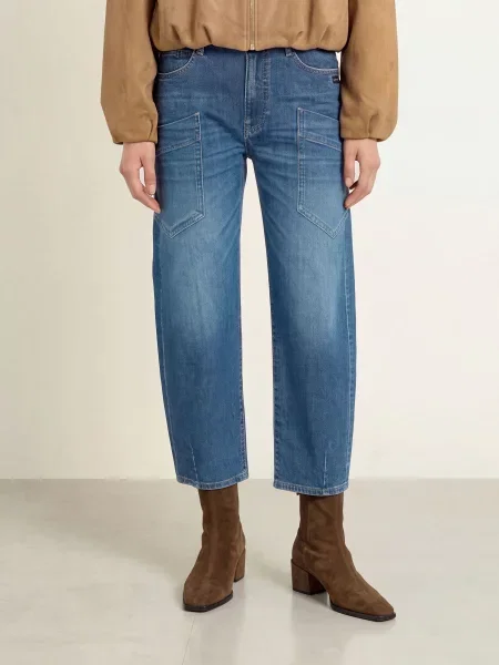 Gang Barrel Džíny 94 Ida worn dark blue modré