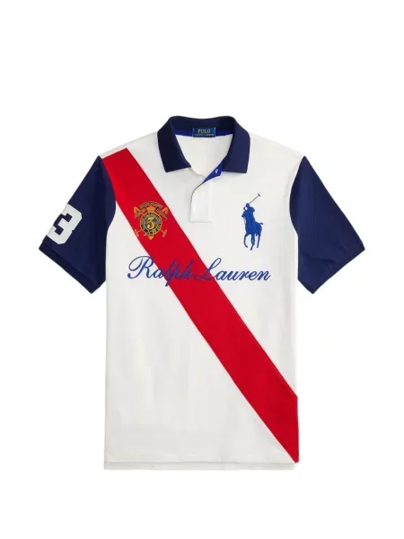 Polo majica Polo Ralph Lauren s vezom keper karirana plava