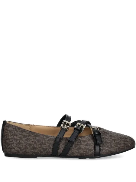 Portofel Michael Michael Kors cu volane plisat de lână negru