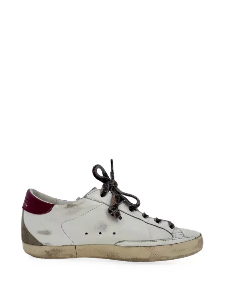 Sneakerși Golden Goose May zdrențuiți alb