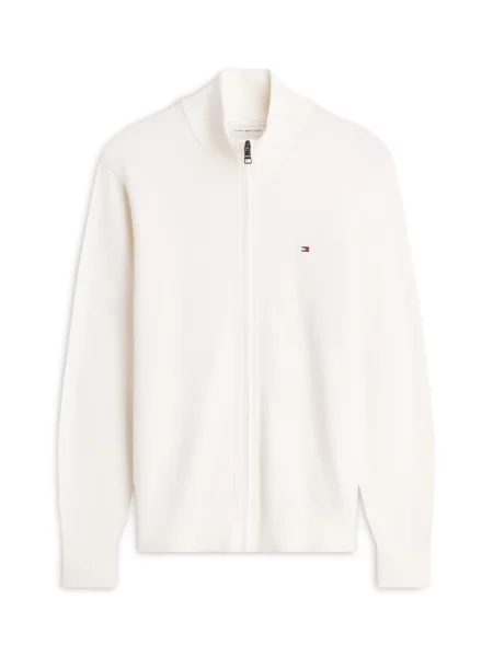 TOMMY HILFIGER Geacă tricotată pastel galben