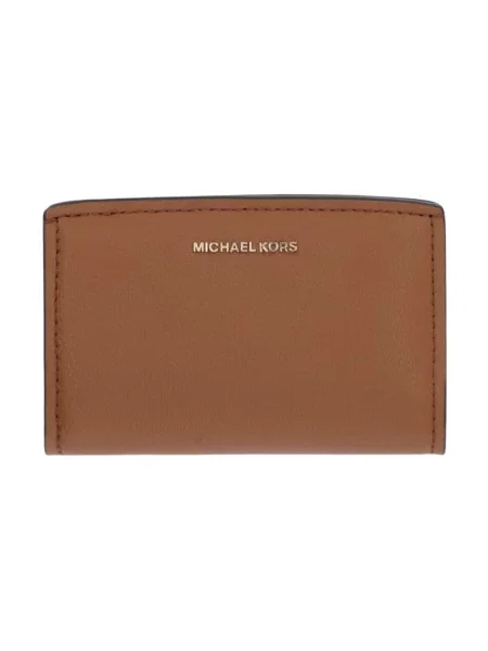 MICHAEL Michael Kors portfel skórzany brązowy