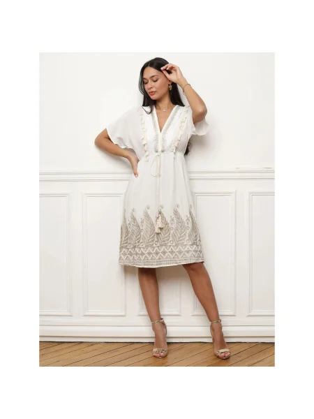 Rochie La Modeuse alb
