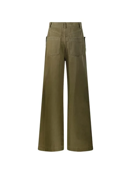 Blugi cu picior larg Max Mara verde