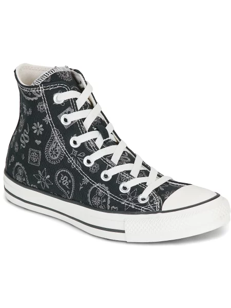 Členkové topánky Converse čierna