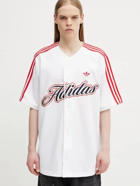Adidas Tricou Summer League Varsity Baseball Oversize alb