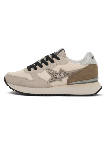 Pantofi Sun68 cu autograf alb