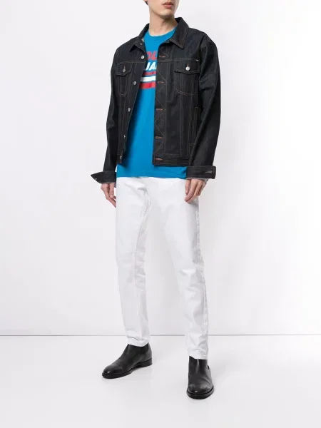 Tricou Dsquared2 cu imagine albastru