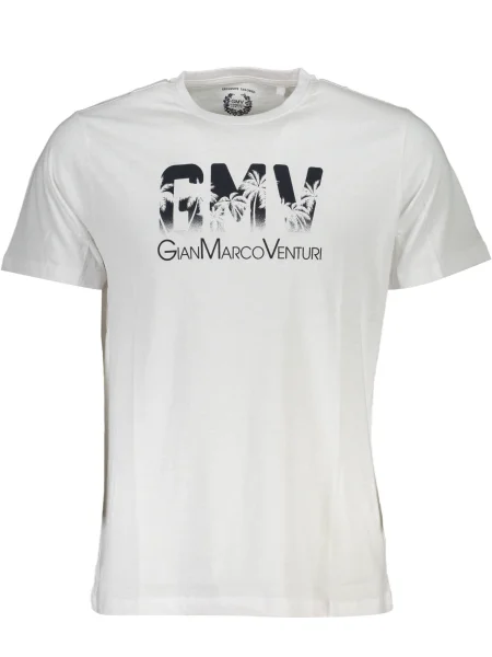 Tricou Gian Marco Venturi scurt alb