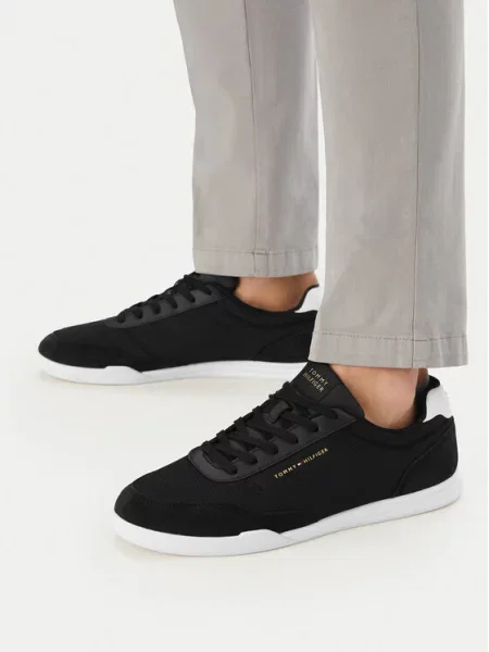 Tenisice Tommy Hilfiger Lo Pro Cupsole crna