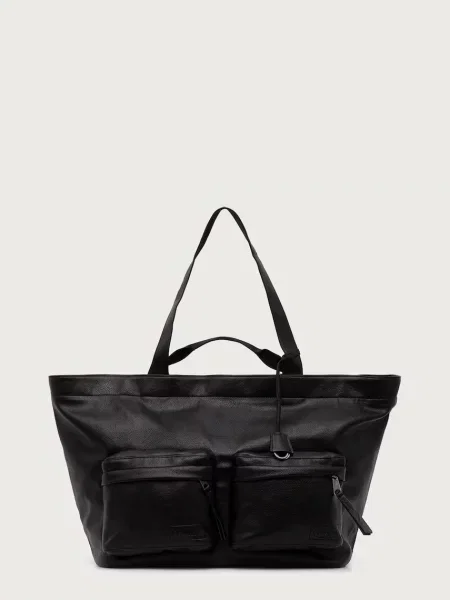 Eastpak x EGONLAB τσάντα από απομίμηση δέρματος μαύρο