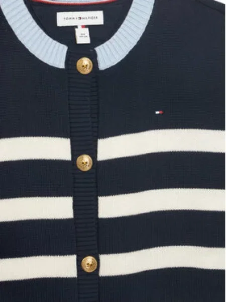 Tommy Hilfiger Svetr tmavě modrá bílá