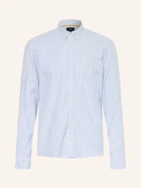 Camel Active Košile Regular Fit modrá bílá