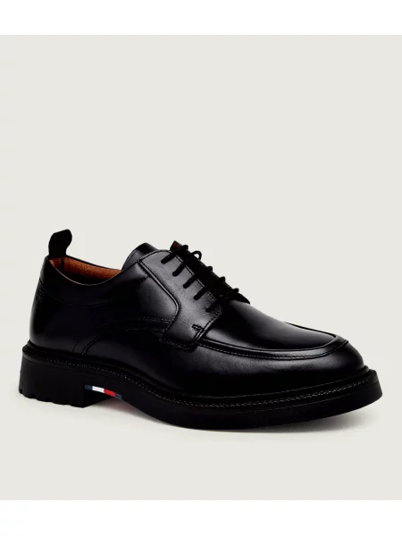 Tommy Hilfiger De piele pantofi derby negru