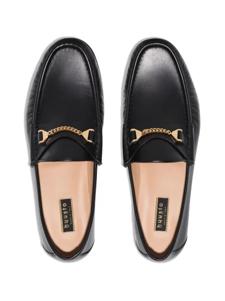 Pantofi loafer Hyusto slip-on negru