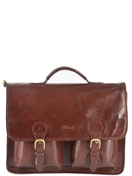 Кожаная сумка Ashwood Leather коричневая