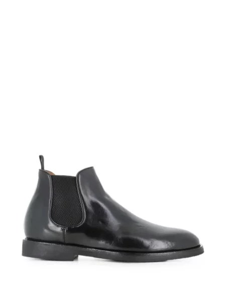 Botine chelsea Officine Creative din piele negru