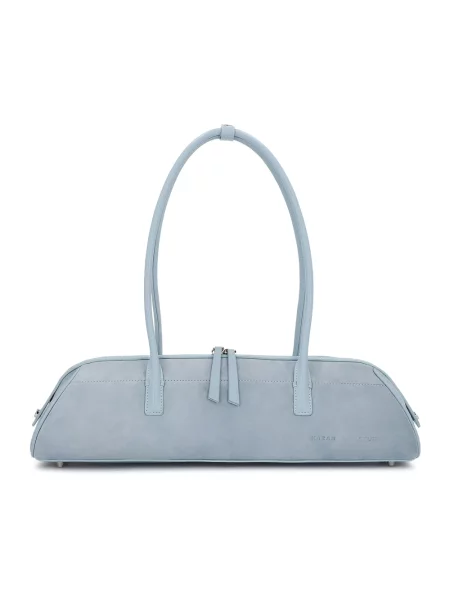 Torebka skórzana Kazar Studio skórzana niebieska