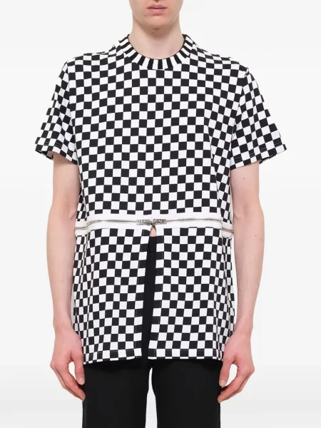 Tricou Givenchy în carouri negru