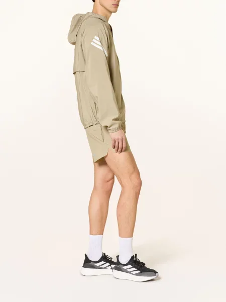 Adidas Běžecká Bunda světle hnědá bílá