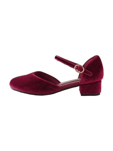 Next Balerini bordeaux roșu