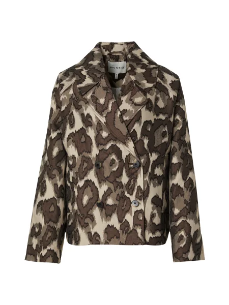 Munthe Sacou TIGAR kitt / ciocolatiu / maro amestecat / negru alb