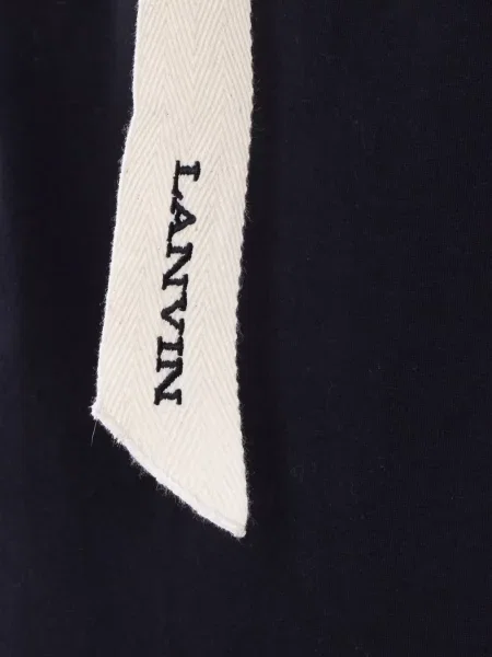 Tricou Lanvin din dantelă albastru