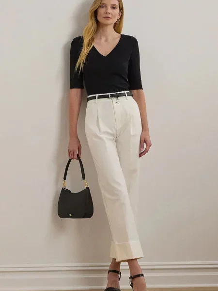 Tričko Lauren Ralph Lauren černá