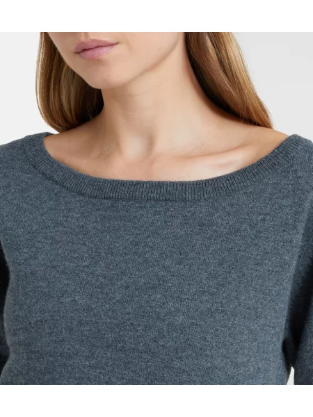 Pulover Extreme Cashmere din cașmir gri