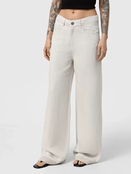 Широкі джинси Emporio Armani ліоцелл білий