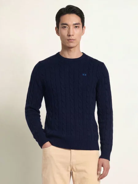 La Martina Svetry tmavě modrá