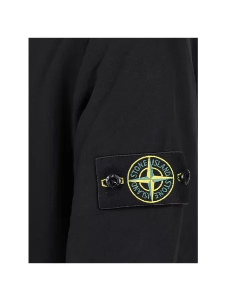 Bluza rozpinana Stone Island z kamieniami czarna