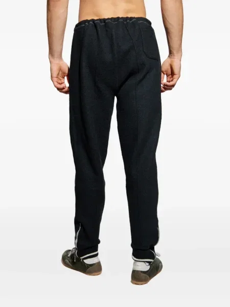 Pantaloni Maison Margiela de lână negru