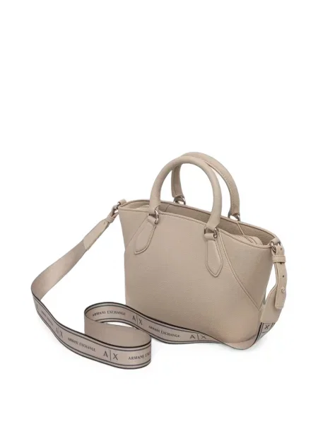 Geantă shopper Armani Exchange cu autograf