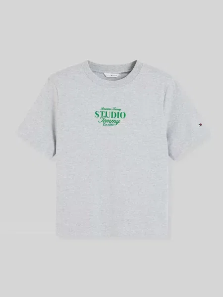 T-shirt z nadrukiem z logo Tommy Hilfiger