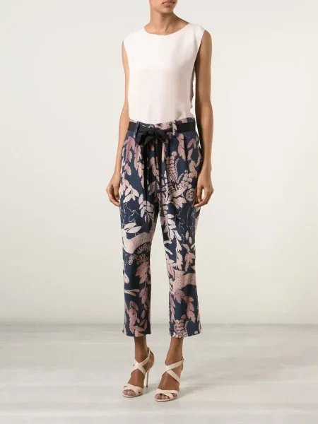 Top Lanvin drapat roz