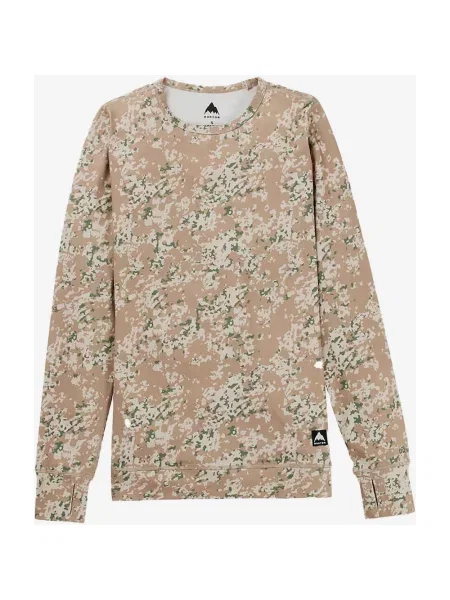 Koszulka termoaktywna Burton Midweight Crewneck długa XS beżowa