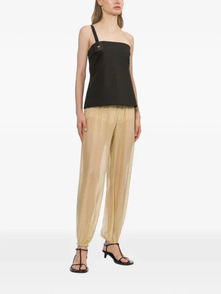 Top Paloma Wool de lână maro