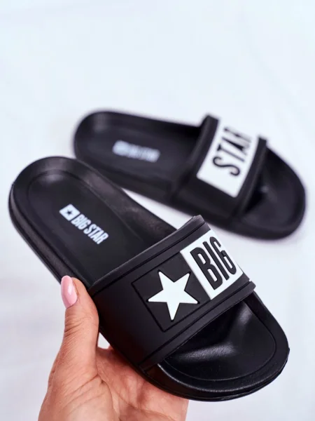 Šľapky Big Star Shoes čierna