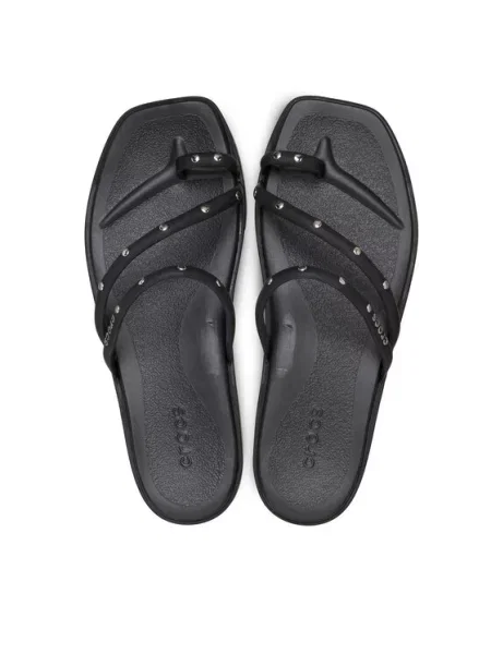 Crocs Japonke Miami Studded Toe Loop Sandal črna