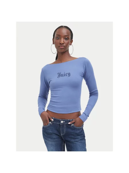 Juicy Couture Majica Slim Fit plava