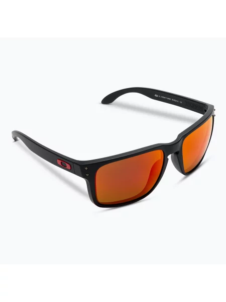Okulary przeciwsłoneczne Oakley Holbrook XL matte black/prizm ruby czarne