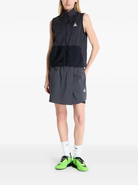 Vestă Nike alergare negru