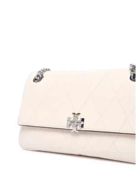 Torbica Tory Burch Charlie Quilted Krem