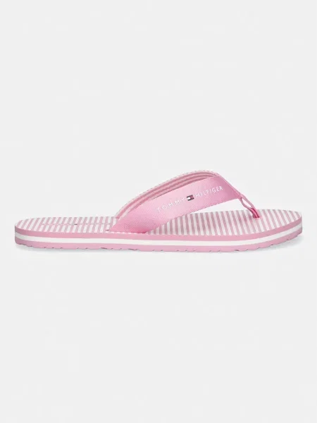 Tommy Hilfiger japonke TH ITHACA STRIPE SUMMER SANDAL roza